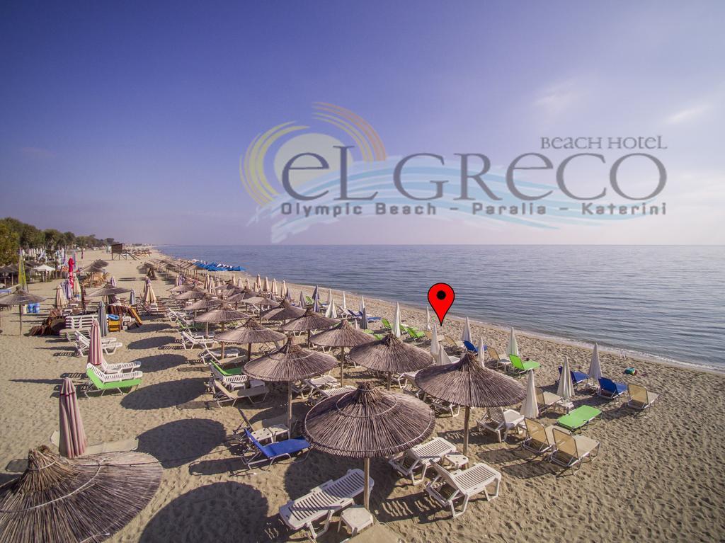 El Greco Beach Hotel Olympiakí Aktí Exteriör bild