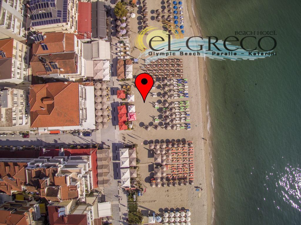 El Greco Beach Hotel Olympiakí Aktí Exteriör bild