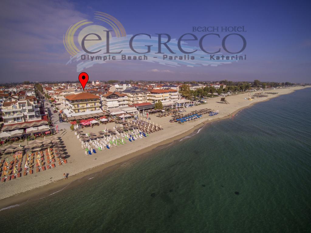 El Greco Beach Hotel Olympiakí Aktí Exteriör bild